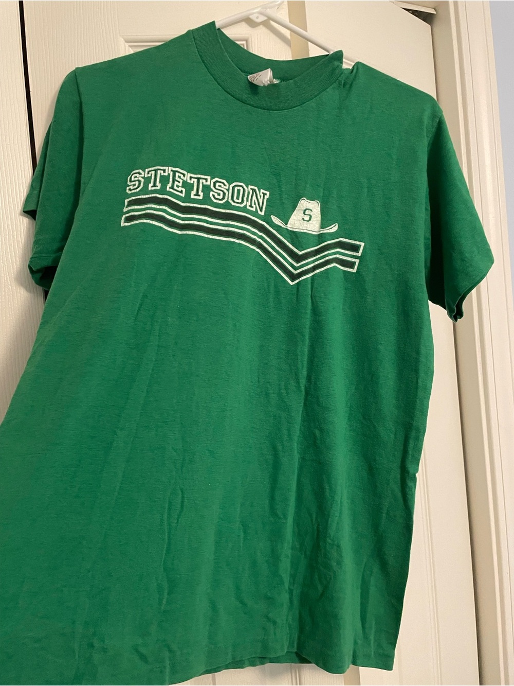 Vintage Stetson Green Logo T-shirt